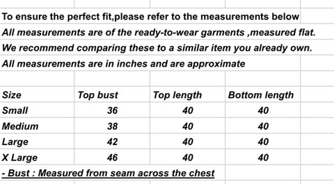 fabeha size-guide