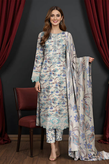 LS-2823.                            Golden Hour Sandstone Premium Lawn Suit