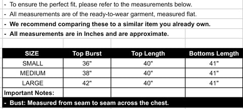 fabeha size-guide