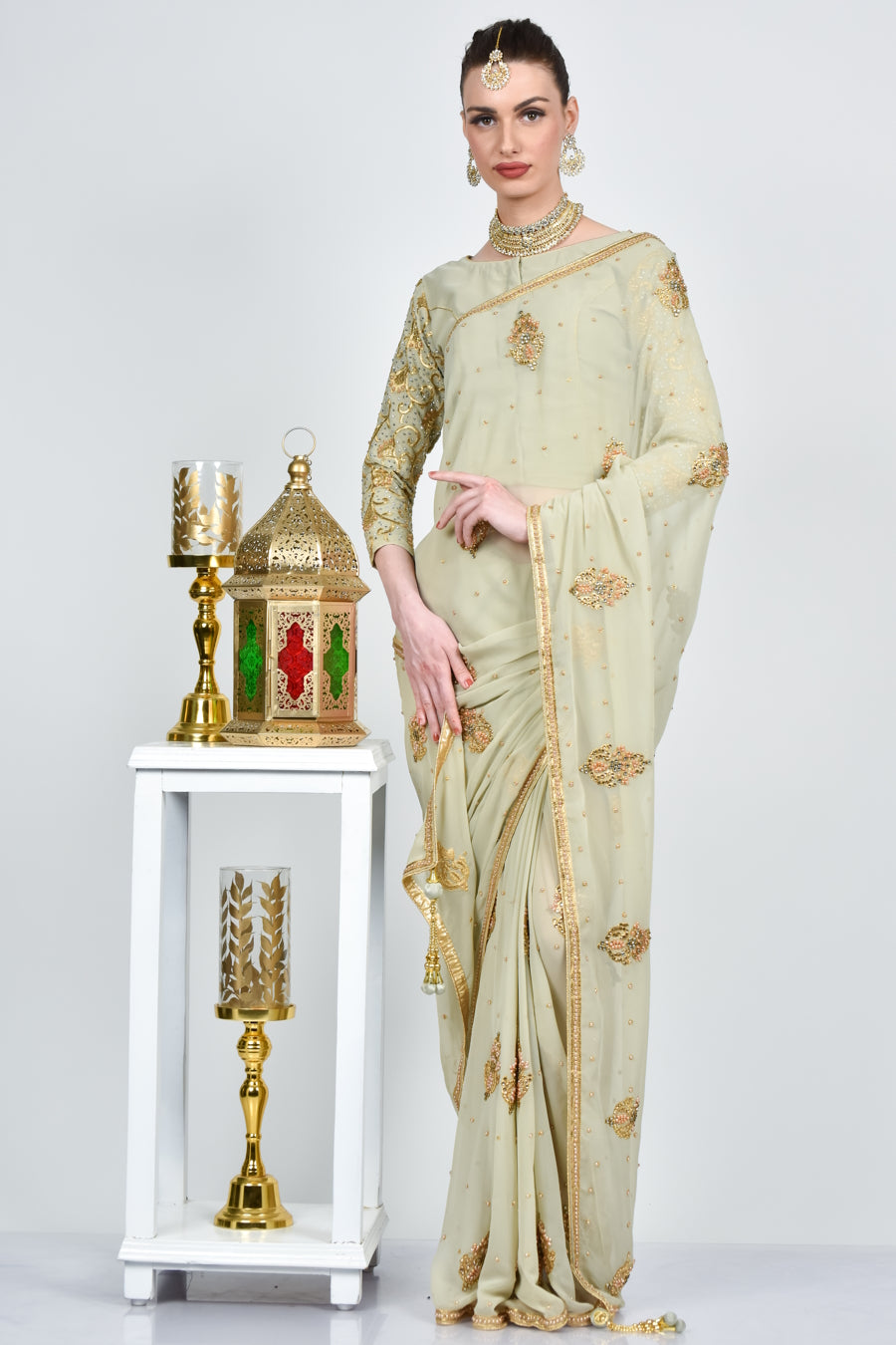 FBSR-580 Golden Symphony Saree